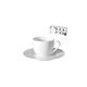 ROYAL NORFOLK Set 6 Tassen Kaffee mit Untertasse, 90 ml, Bone China, Elfenbein, 34 x 14 x 8 cm