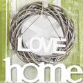 Artis 607707 Love Home Leinwand Mehrfarbig 45 x 45 x 3,3 cm