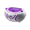 Metronic 477112 MP3-Radio Boombox CD Player USB Lila