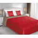 Eurofirany Josh 11, 220x240, rot, braun. Tagesdecken Mikrofaser 220 x 240 x 2 cm