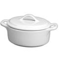 Holst Porzellan COC 213 Cocotte/Kokotte/Topf mit Deckel 2,9 l, weiß, 23.5 x 21.5 x 16 cm