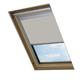 Bloc Skylight Rollo 4 (66/118) für Fakro Dachfenster Blockout, Pale Stein