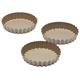 KitchenCraft PHMINIFLAN Paul Hollywood Bei Küchen Handwerke antihaftMini rechteckige Backformen, 8,5 x 4,5 cm, 4 Stück Set, stahl, champagnerfarben, 10 cm