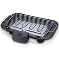 SAPIR SP-1015-F elektrischer Fleischgrill Fisch BBQ Gemüse Grill 3 Niveaus 2000W, Eisen Rahmen, schwarz, 29.5 x 47 x 9.5 cm