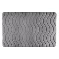 Eurofirany DY/Wave/STAL Bedematte, Stoff, Grau, 70 x 50 x 3 cm