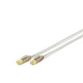 DIGITUS LAN Kabel Cat 7 - 5m - RJ45 Netzwerkkabel - S/FTP Geschirmt - Cat 6A Stecker Hirose TM31 - Grau