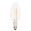 Liteway LW1019 Dimmbare LED-Kerzenlampe mit Glühfaden, Warmweiß, Kunststoff, E14, 4 W, 10 Stück