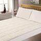 Dreamscene Luxus Matratzenauflage Super Soft Bett, Displayschutzfolie für Einzelbett, cremefarben