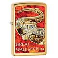 Zippo Sturmfeuerzeug 60002837 Great Wall of China - High polish Brass with Fusion - Special Editions 2016/2017