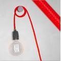 Filament Style CR Filament Cord Set für Pendelleuchten, Metall, E27, rot, 11 x 11 x 11 cm