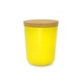 EKOBO XXL (1800 ml), Lemon Vorratsdose, Bambusfaser/Kunstharz, 14,5 x 14,5 x 16,4 cm, 2-Einheiten