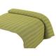 Highams 100% Gewebte Baumwolle Kabel Knit Bett Decke/Überwurf Apple Green – 125 x 150 cm