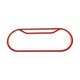 Racetrackart RTA-10441-RD-46 Rennstreckenkontur des New Hampshire Motor Speedway Oval-Rot, 46 cm Breite, Spurbreite 1,3 cm, Holz, 45 x 46 x 2.1 cm