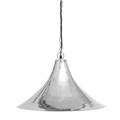 Emporio Arts EMPORIO Marokkanische/marrkesh Licht hängen Lampenschirme (konisch Kegel), Eisen, Nickel Innen Silber, E27, 40 Watt