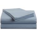 Superior 1500 Serie Solid Deep Pocket Super Weich und knitterfrei Bed Sheet Set, 100% gebürstete Mikrofaser, hellblau, California King, 4-teilig