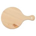 HABI Tanne Polenta-Schneidebrett mit Griff, Holz, Braun, 49 x 35 x 3 cm