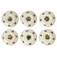 BOHEMIA PORCELÁN Dessert Plate 19 cm Set 6 pcs AG803SK, Porzellan, Cream/Ivory, 19 x 19 x 2.5 cm, 6-Einheiten