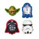 Marvel "Darth Vader/Yoda/Stormtrooper/D2 Star Wars Ausstechformen, Mehrfarbig, 4 Stück