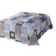 Eurofirany CHON/P/Victoria Bedcover, Polyester, Blue, 170 x 210 cm