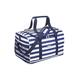 Kitchen Craft We Love Summer extragroße Familien-Kühltasche, Maritimes Streifenmuster, 30 l, Marineblau/Weiß