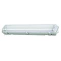 Profile 200430002 Anschlagschiene Fluorescent Wasserdicht IP65 2 x 18 W Kunststoff grau