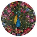 Nadja Wedin design Pfau – Tablett 65 cm, multi