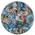 Nadja WEDIN Design Flower Power blau – Tablett 46 cm