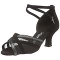 Diamant Damen Latein Tanzschuhe Standard & Latein Schwarz (Schwarz/Black) , 33 1/3 EU (1.5 UK)