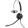 Jabra Biz 2400 II Quick Disconnect On-Ear Mono Headset - Ultra Noise-cancelling and Corded Lightweight Headphone with HD Voice and Soft Head Cushioning for Deskphones