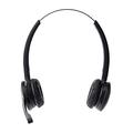 Jabra Pro 920 DECT Kabelloses On-Ear Stereo Headset - HD Voice und Noise Cancelling - ganztägige Akkulaufzeit - zur Verwendung mit Tischtelefonen in Europa - EU-Stecker, schwarz
