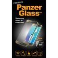 PanzerGlass PG1022 PREMIUM Echtglas Schutzfolie Kristallklarer Displayschutz aus Hartglas Kratzfest Stoßdämpfend Flüssigkeitsabweisend Berührungsempfindlich für Samsung Galaxy S6 Edge+ - Gold