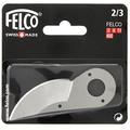 FELCO Ersatz-Klinge 2/3 für FELCO Gartenscheren: FELCO 2-4-11-400 (Hochwertige Klinge für langanhaltende Schärfe) FELCO 2/3