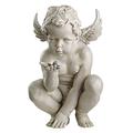 Design Toscano Cherub Statue Des Lebens Rätsel, Maße: 23 x 29 x 38 cm 2.25 kg