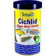 Tetra Cichlid Algae Mini Pellets - Fischfutter mit Spirulina Algen für die besonderen Ernährungsbedürfnisse von kleineren, alles- und pflanzenfressenden Cichliden, 500 ml Dose