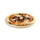 barbecook Pizzastein für Gasgrill und Backofen, Pizza Stone Grill Zubehör aus Feuerfestem Ton, Universal, Rund, 36cm, Schwarz