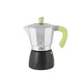 HABI Kpb600 Aluminium-Kaffeemaschine Gran Caffè 6 Tassen Moka für Kaffee, Material, Multicolor, 6 tazze