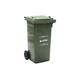COFAN 21201501 – Container 2 Rollen, 55 x 48 x 91 cm, grün