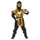 Dress Up America Goldener Ninja Kostüm Kinder – Ninja Dragon Gold Kostüm Für Kinder – Ninja Dragon Gold Kostüm Für Kinder - Samurai Kostüm Kinder