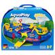 Aquaplay 8700001516 - Wasserbahn Set "Schleusenbox", 27-teilig