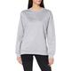 Trigema Damen 574501 Sweatshirt, Grau (Hellgrau, 36 (Herstellergröße: S)