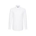 Seidensticker Herren Modern Fit Tuxedo Shirt Businesshemd, Weiß (01 Weiß), 45