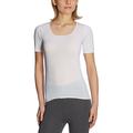 Schiesser Damen Spenzer 1/2 Arm Unterhemd/Shirt 1/2 Unterhemd, Weiß (100-weiss), 44 (XXL)