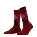 Burlington Damen Socken Marylebone W SO Wolle gemustert 1 Paar, Rot (Cranberry 8033), 36-41