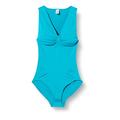 belly cloud Damen Body figurformend mit V-Ausschnitt, Türkis (smaragd 425), XL