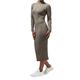 Urban Classics Damen Ladies Turtleneck L/S Dress Kleid, Grün (Olive 176), 36 (Herstellergröße: S)