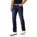 Enzo Herren EZ324 Straight Jeans, Blue (Darkwash), W46/L32 (Size:46 R)