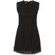 Love Moschino Damen Tex Sangallo Kleid, Schwarz (Black C74), D36 / Herstellergröße: 40