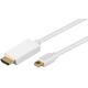 Goobay 64861 Mini DisplayPort/HDMI Adapterkabel 1.2, vergoldet