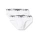 Emporio Armani Underwear Herren 2-Pack Brief Essential Monogram Slip, White, XXL (2er Pack)