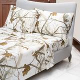 Wildon Home® Realtree AP Snow & White 100% Polycotton Camouflage & Hunting Camo Sheet Set Cotton | 96 H x 61 W in | Wayfair